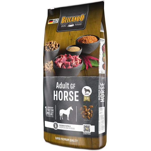 BELCANDO ADULT GF HORSE 12.5KG - BEZGRAUDU SAUSĀ BARĪBA AR ZIRGA GAĻU, 3 image