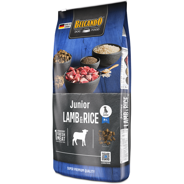 BELCANDO JUNIOR LAMB&RICE 12.5KG - Jauniem vidēja un liela auguma suņiem no 4 mēnešiem, 3 image