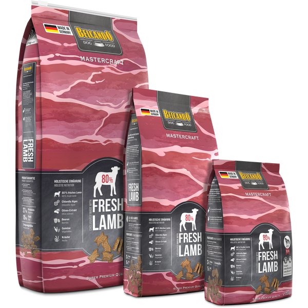 BELCANDO MASTERCRAFT FRESH LAMB 10KG - SAUSĀ SUŅU BARĪBA AR JĒRU, 3 image