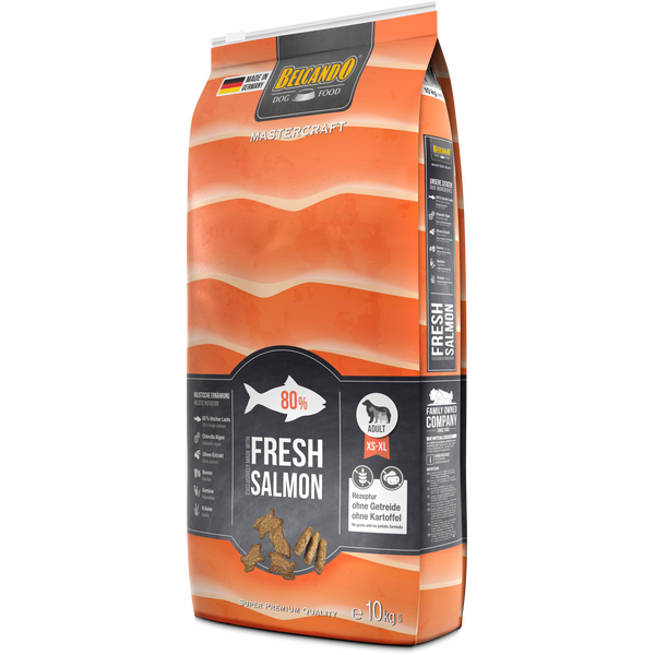 BELCANDO MASTERCRAFT FRESH SALMON 10KG - SAUSĀ SUŅU BARĪBA AR LASI, 2 image