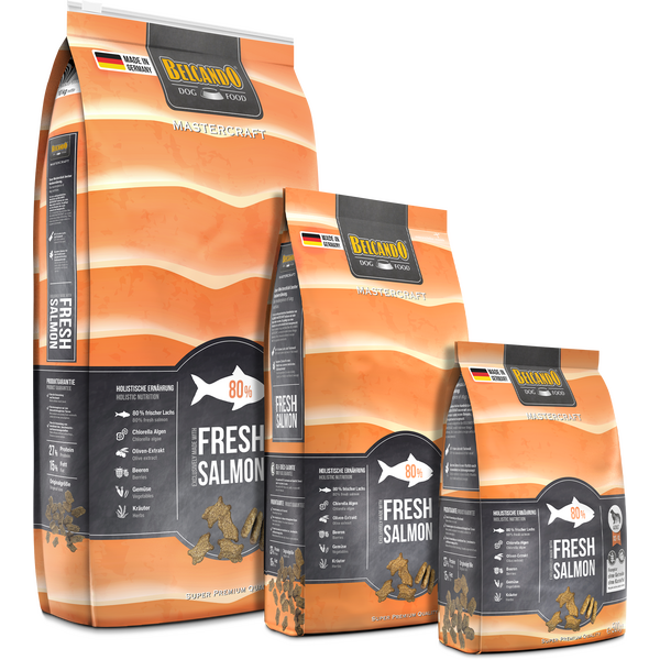 BELCANDO MASTERCRAFT FRESH SALMON 10KG - SAUSĀ SUŅU BARĪBA AR LASI, 3 image