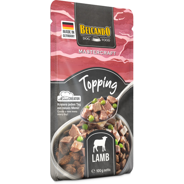 BELCANDO MASTERCRAFT TOPPING LAMB WITH PEAS 100G - KONSERVI SUŅIEM, 4 image