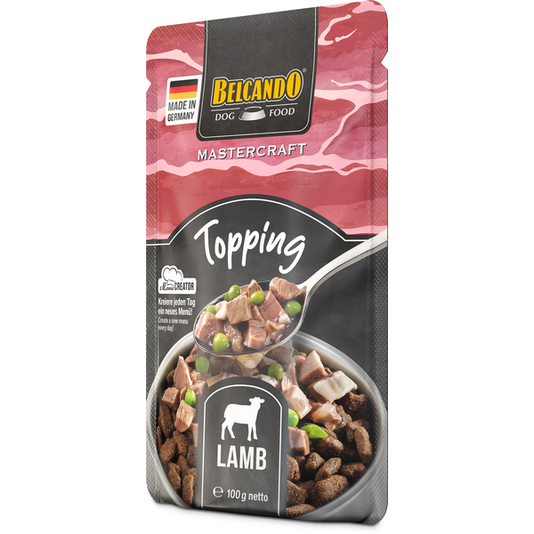 BELCANDO MASTERCRAFT TOPPING LAMB WITH PEAS 100G - KONSERVI SUŅIEM, 5 image