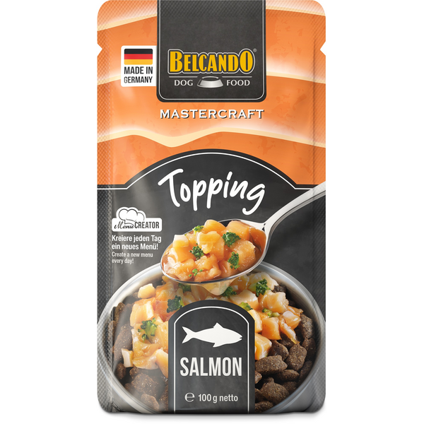 BELCANDO MASTERCRAFT TOPPING SALMON WITH BROCCOLI 100G - KONSERVI SUŅIEM, 4 image