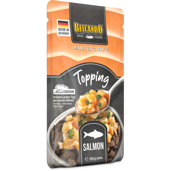 BELCANDO MASTERCRAFT TOPPING SALMON WITH BROCCOLI 100G - KONSERVI SUŅIEM, 5 image