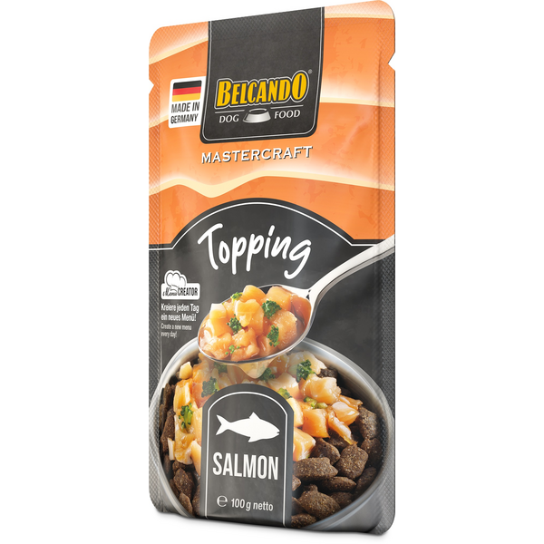 BELCANDO MASTERCRAFT TOPPING SALMON WITH BROCCOLI 100G - KONSERVI SUŅIEM, 2 image