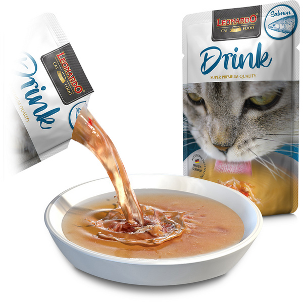 LEONARDO Drink суп для кошек с лососем 40 г