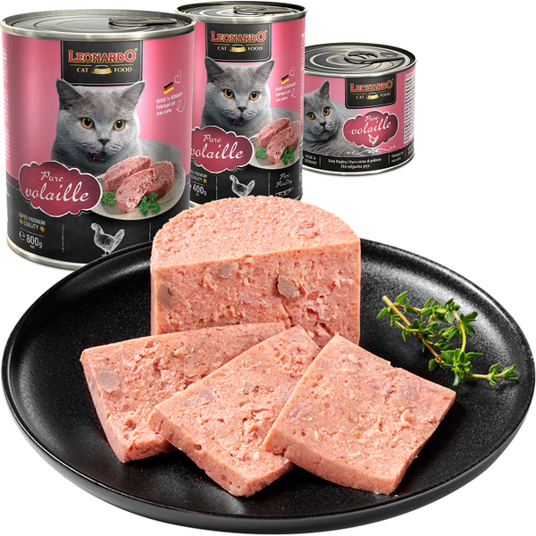 LEONARDO влажный корм для кошек с мясом птицы 800 г