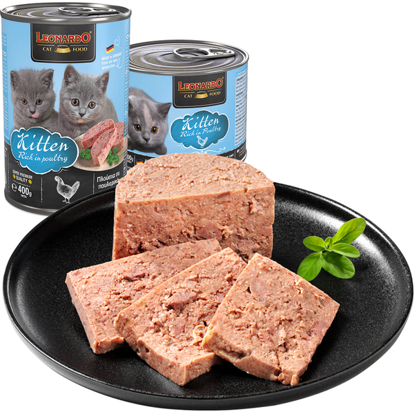 LEONARDO влажный корм для котят с курицей 400 г