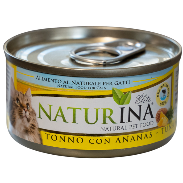 NATURINA ELITE TUNA WITH PINEAPPLE 70G - KONSERVI KAĶIEM TUNCIS AR ANANĀSIEM