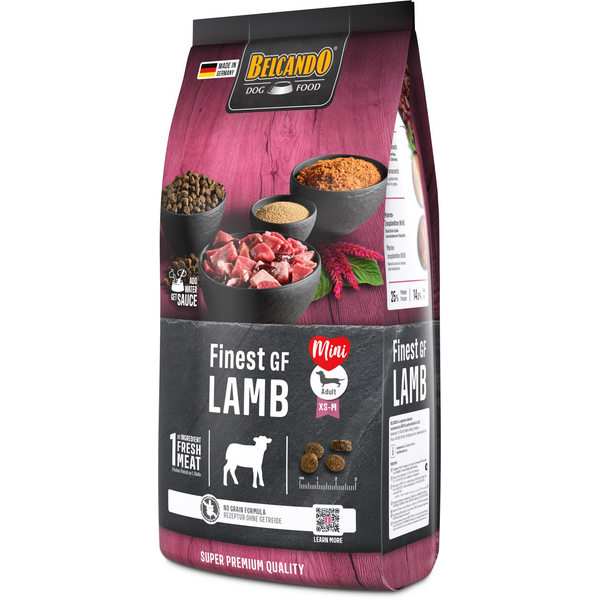 BELCANDO FINEST GF LAMB 4KG - VISU ŠĶIRŅU SUŅIEM (JĒRS UN RĪSI), 3 image