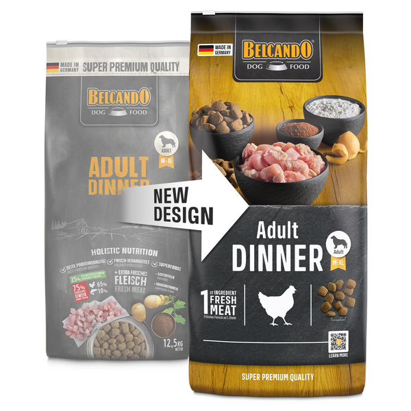 BELCANDO ADULT DINNER 12.5KG - VIDĒJO UN LIELO ŠĶIRNU SUŅIEM AR NORMĀLU AKTIVITĀTES LĪMENI, 3 image