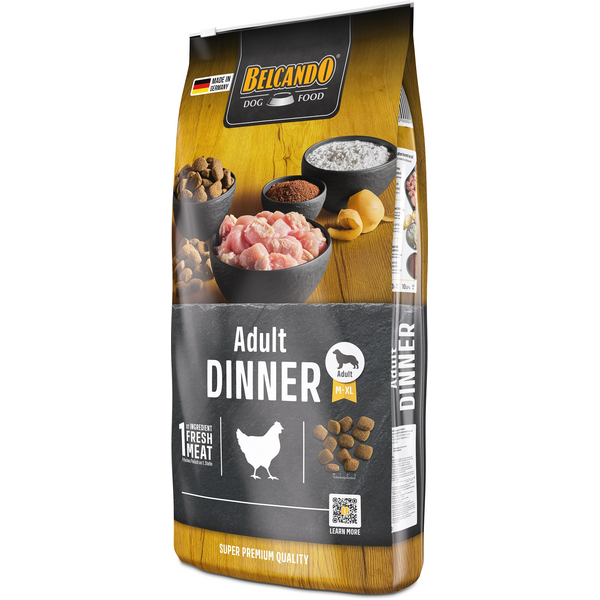 BELCANDO ADULT DINNER 12.5KG - VIDĒJO UN LIELO ŠĶIRNU SUŅIEM AR NORMĀLU AKTIVITĀTES LĪMENI, 4 image