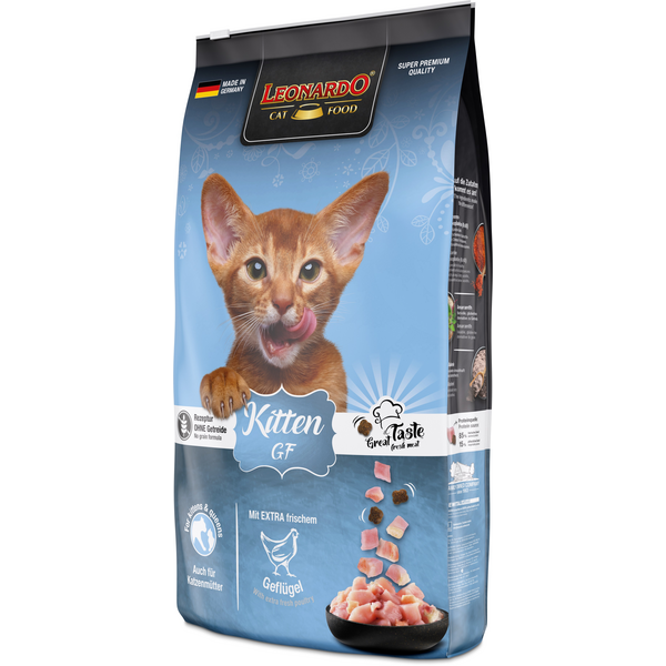 LEONARDO KITTEN GF 7.5KG - BEZGRAUDU BARĪBA KAĶĒNIEM UN BAROJOŠAM, DRŪSNĀM KAĶIENEM, 2 image