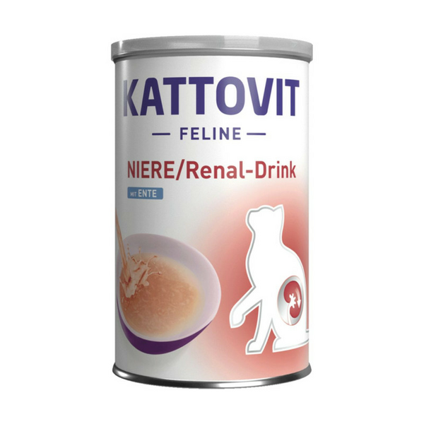 KATTOVIT FELINE RENAL DRINK DUCK 135ML - ZUPA KAĶIEM AR NIERU PROBLĒMĀM