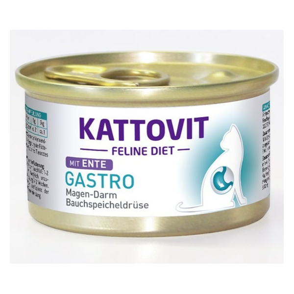 KATTOVIT GASTRO ENTE 185G - KONSERVI KAĶIEM AR PĪLI
